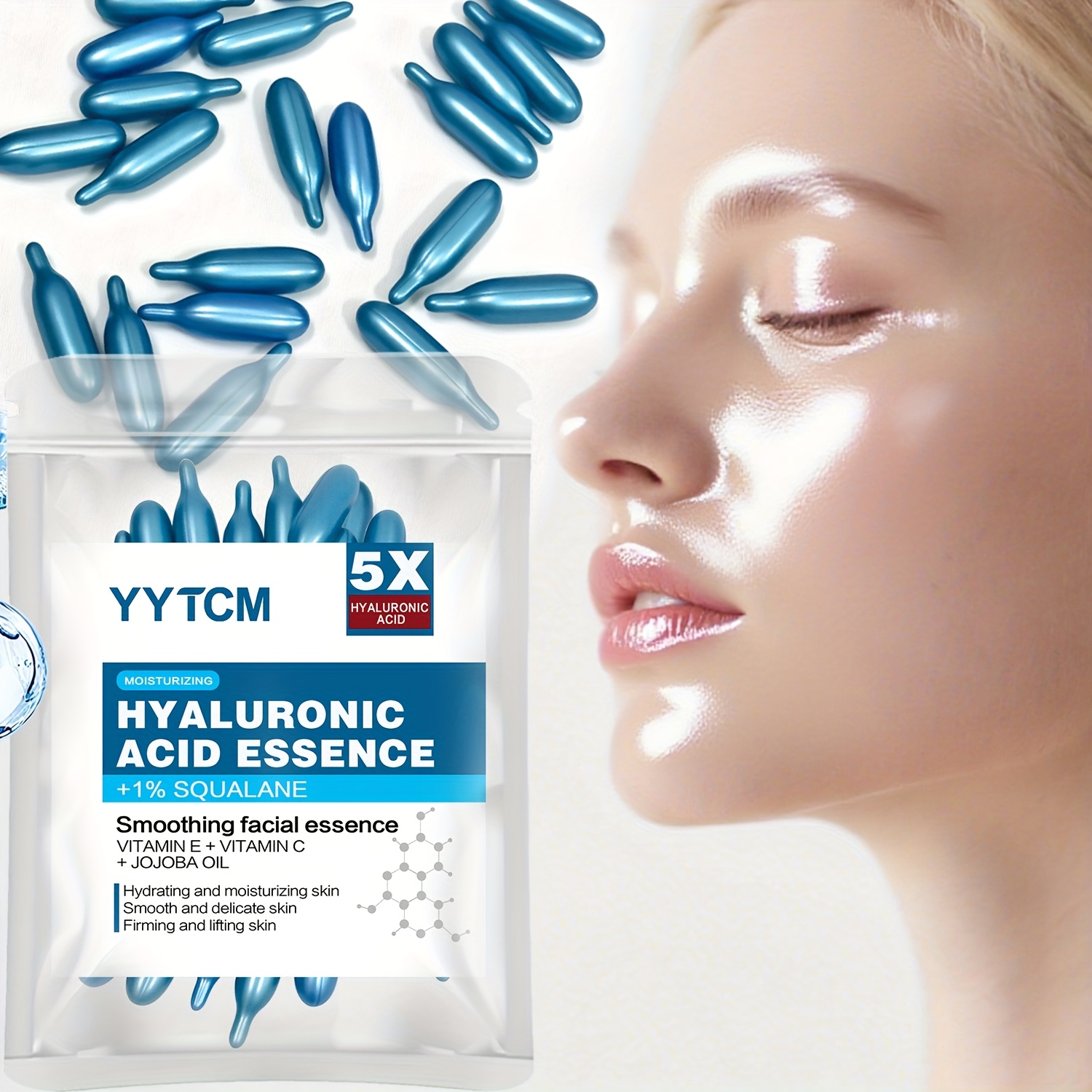 Luxury Skincare Brands - Esencia en Cápsulas de Ácido Hialurónico
